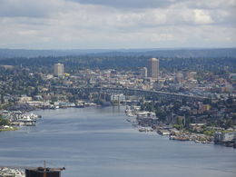 Photo of Seattle Space Needle Obvservation Deck The view from the space needle observation deck , Cindy-Lee - November 2015