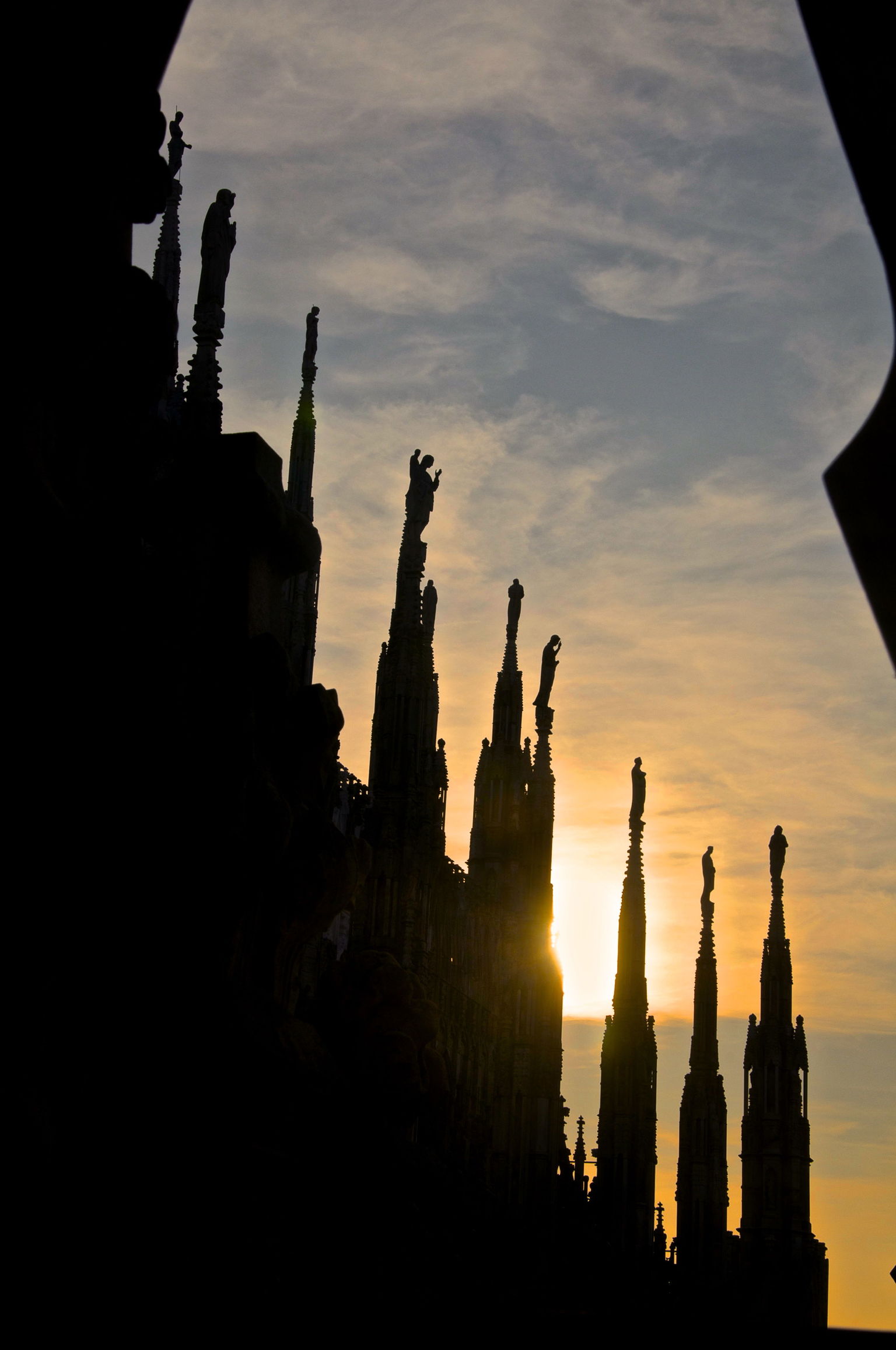 the view from the top - Duomo, Milan