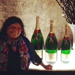 Photo of Me with large bottles of Moet and Chandon This is the best part of the tour! The tasting!!! , irishgal76 - July 2014