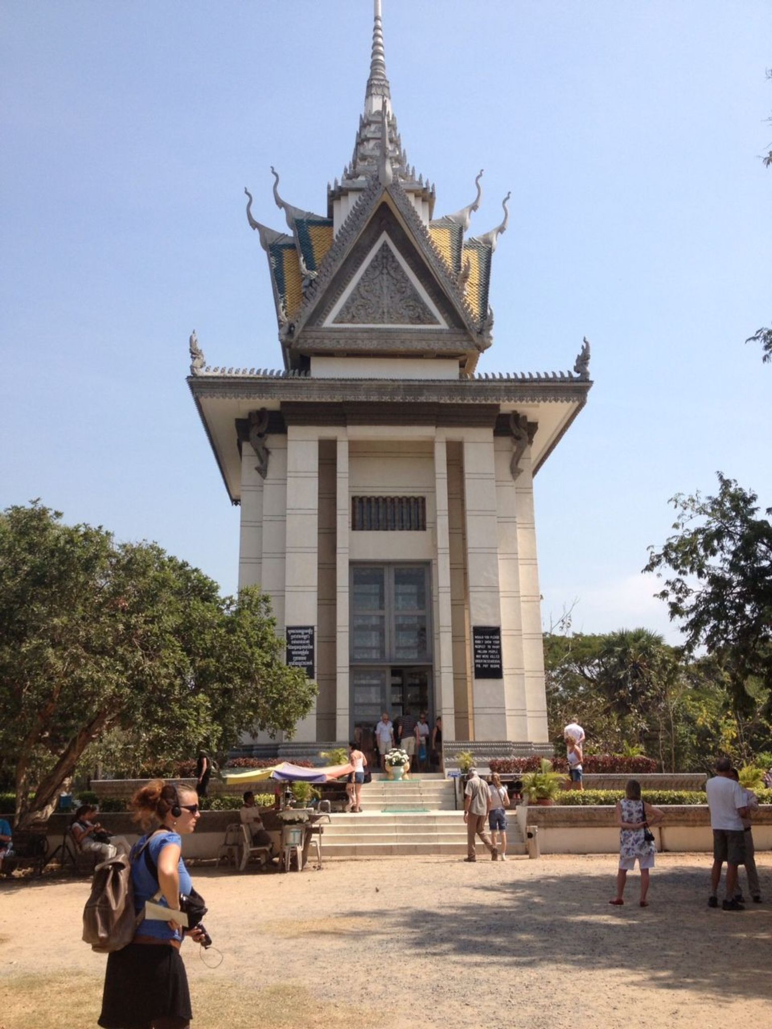 Memorial Stupa at the Killing Fields