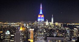 Photo of View from Top of the Rock Our night time view of Empire State Building from Top of the Rock , Beverley T - August 2016