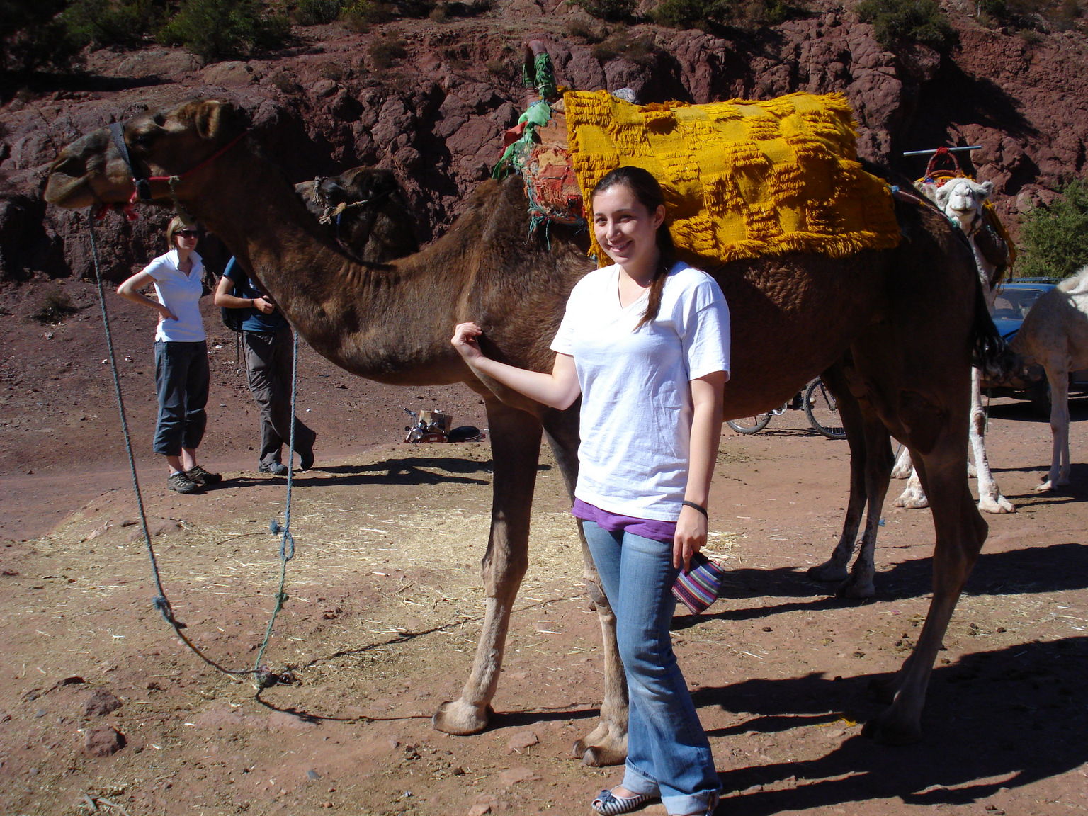 New friends outside of Marrakech