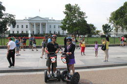 Photo of The White House from the Segway. Enough time to click pictures of famous buildings in DC. , Amitabha - August 2012