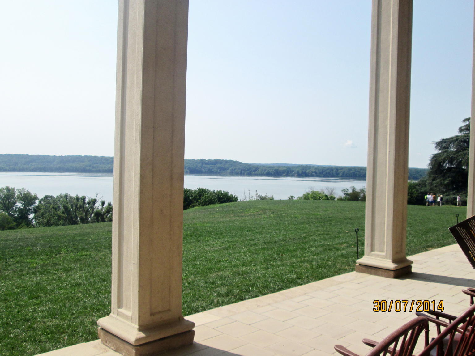 View from the back of Mount Vernon