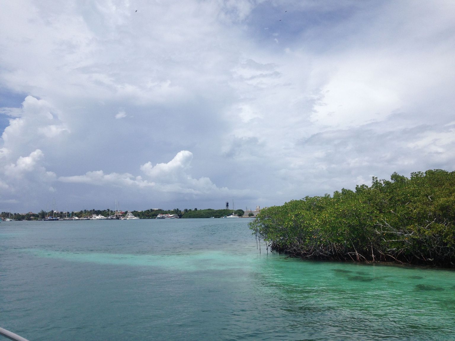 Approaching Isla Mujeres