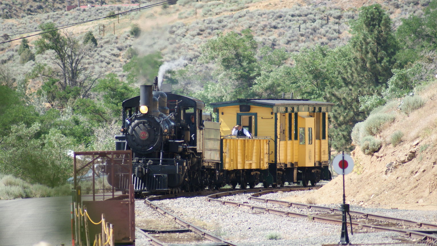 Train arriving