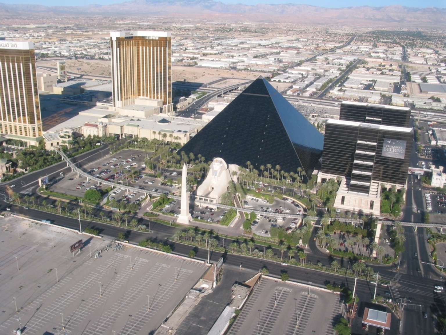 Luxor Hotel and Casino - Las Vegas, Nevada - On The Beach