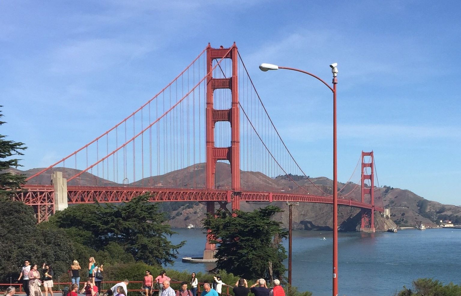 The Red Bridge on San Fran