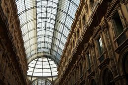 Photo of The Galleria Vittorio Emanuele II Admiring the architecture and the intrinsic glass. , Jenny B - October 2012