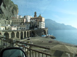 Photo of Amalfi, Italy First view of Amalfi on our full-day tour of the "Costiera Amalfitana". We started our tour in Sorrento, where the Azamara Quest was anchored.. , Kim - January 2011