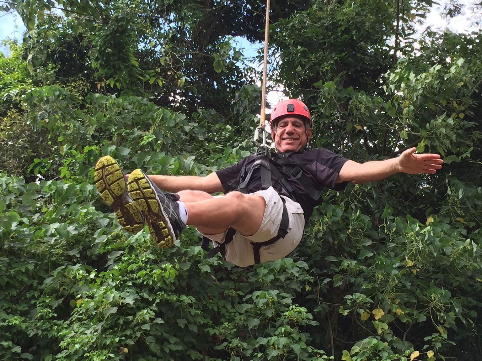 ziplining