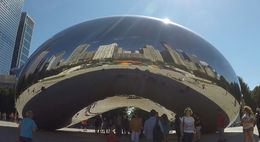 Photo of Cloud Gate aka The Bean You have to stop at Millennium park, visit the Bean, explore the art in the park and then have lunch/dinner on Michigan Ave, plenty of restaurants right across the street. , Sanban K - August 2016