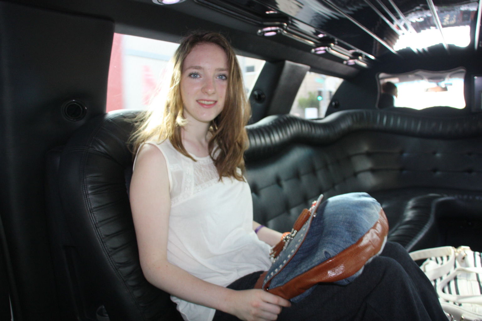 intrieur de la limousine