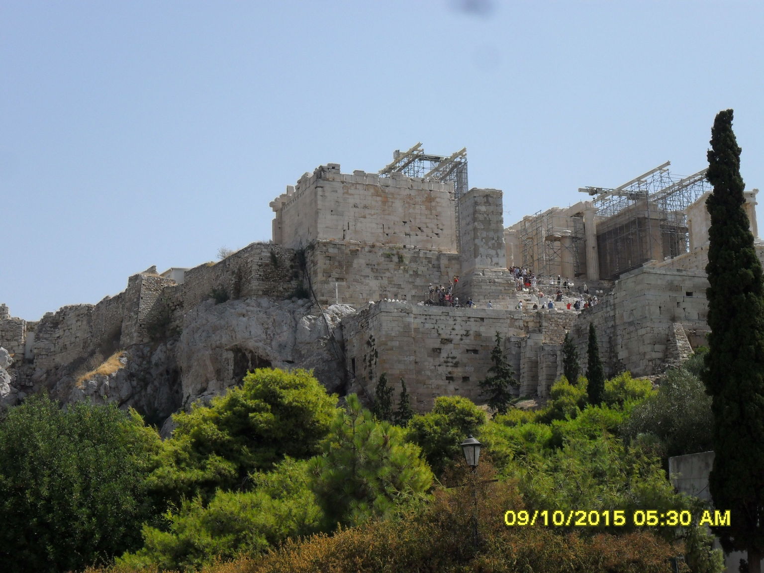 Base of the Acropolis