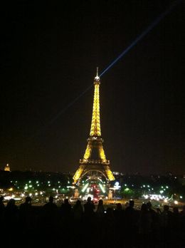 Photo of A romantic photo of the Eiffel Tower from the Trocadero It was beautiful! It just leaves you in awe. , Kat - June 2012