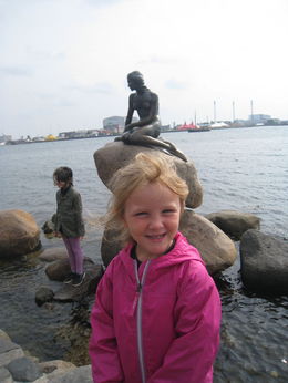 Photo of My daughter by the statue of the Little Mermaid A great photo opportunity within the tour! , Francesca S - August 2014