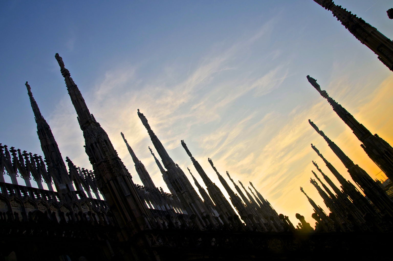 the rooftops of the Duomo, Milan