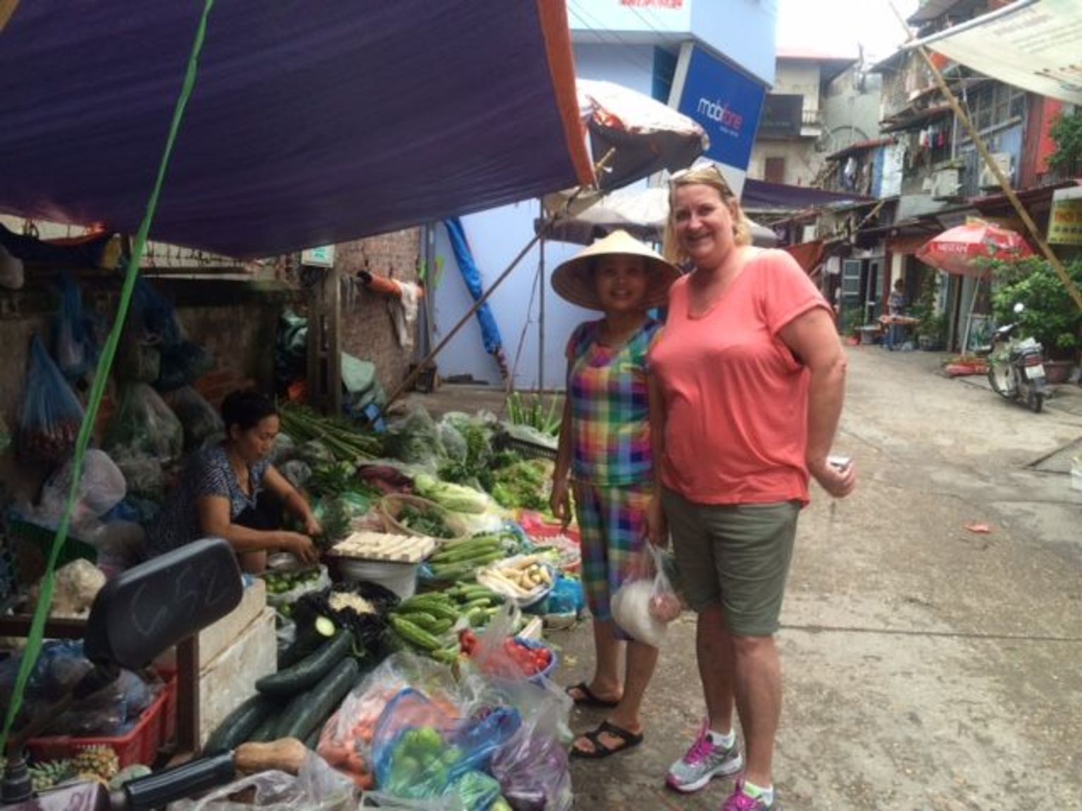 Working the markets IN Hanoi before taking it all home to cook