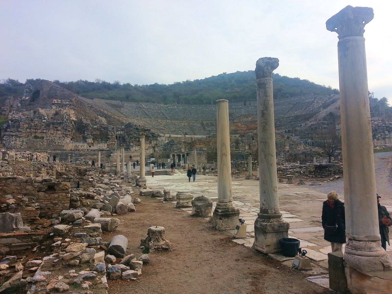 Ephesus Road in to Theatre