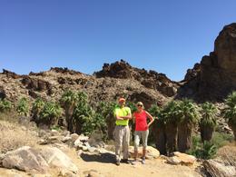 Photo of At the Real Palm Springs Hiking the San Andreas Canyon trail past the real source of the name Palm Springs. Desert Oasis. We loved the tour! , Barbara A H - September 2016