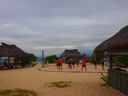 Photo of Volleyball It's a bit windy on the small island, but everyone enjoyed a great game. , Monica M - July 2014