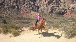 Photo of Wonderful Old spanish horse riding Me taking the beautiful tour with Clippymy horse at the Red Rock Canyon. , Yuridia B - September 2016