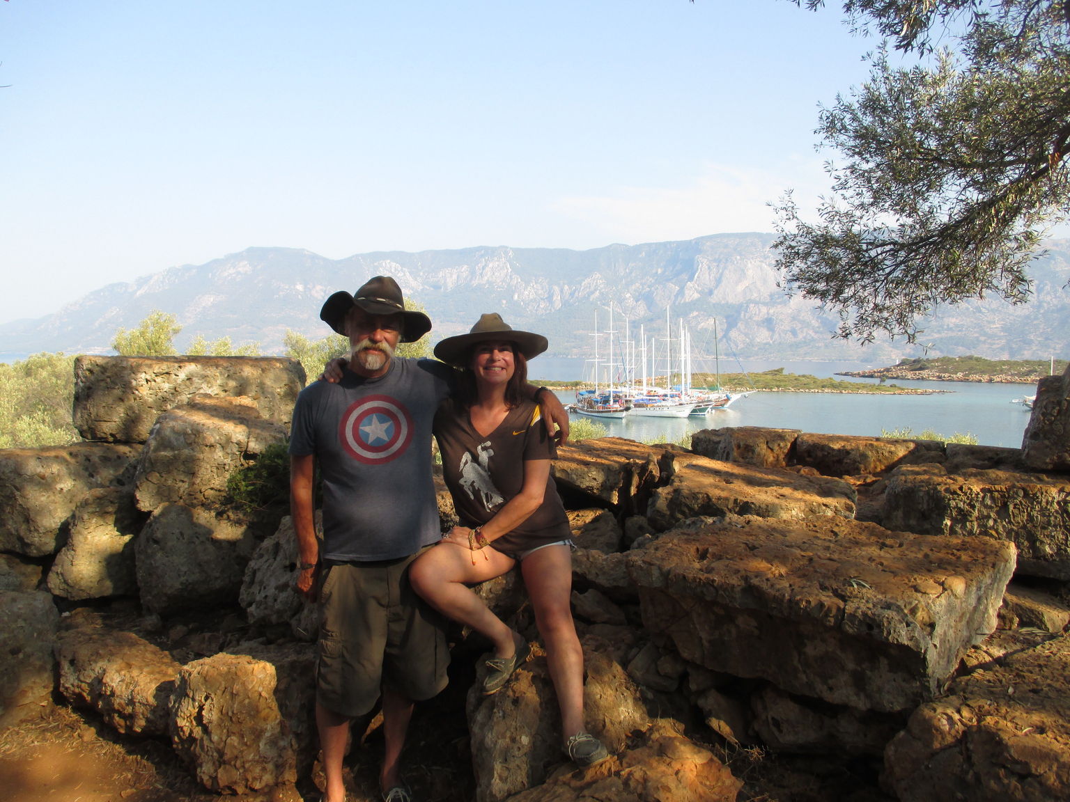 a stop at Cleopatra's Island