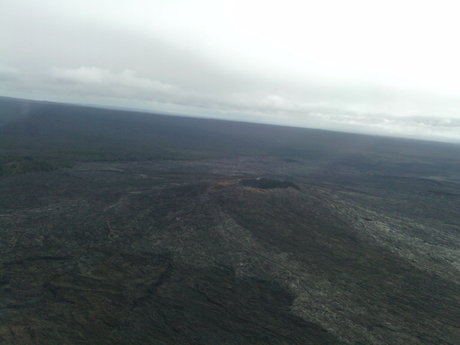 approach to a cinder cone