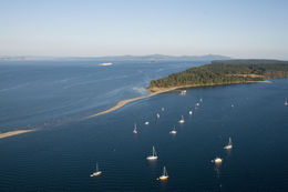 Photo of Seaplane tour from Victoria Islands in the Strait of Juan de Fuca as seen from seaplane - December 2011