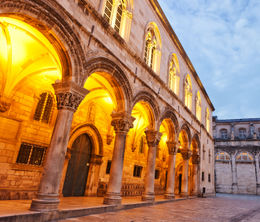 Photo of The Rector's Palace In Dubrovnik, Croatia Night scene In Dubrovnik's Old Town, Rector's Palace - June 2011