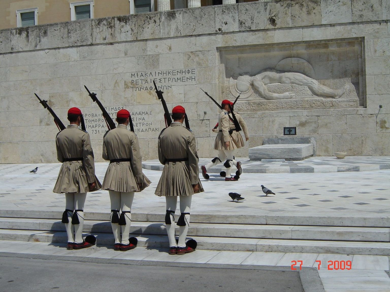 The Tomb of the Unknown Soldier, Athens