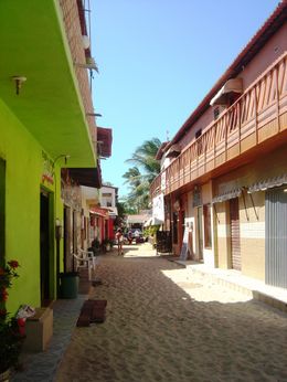 Photo of Jericoacoara Lots of cute little alleyways like this house small restaurants and shops , Leah - May 2011