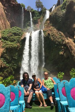 Photo of Taking a boat ride under the falls A fellow traveler from England with me and my sister.... The boat was very cheap and the young man rowing took us up to the falling water 5-6 times, all with a smile on his face. It was a refreshing ... , Jan C - July 2016