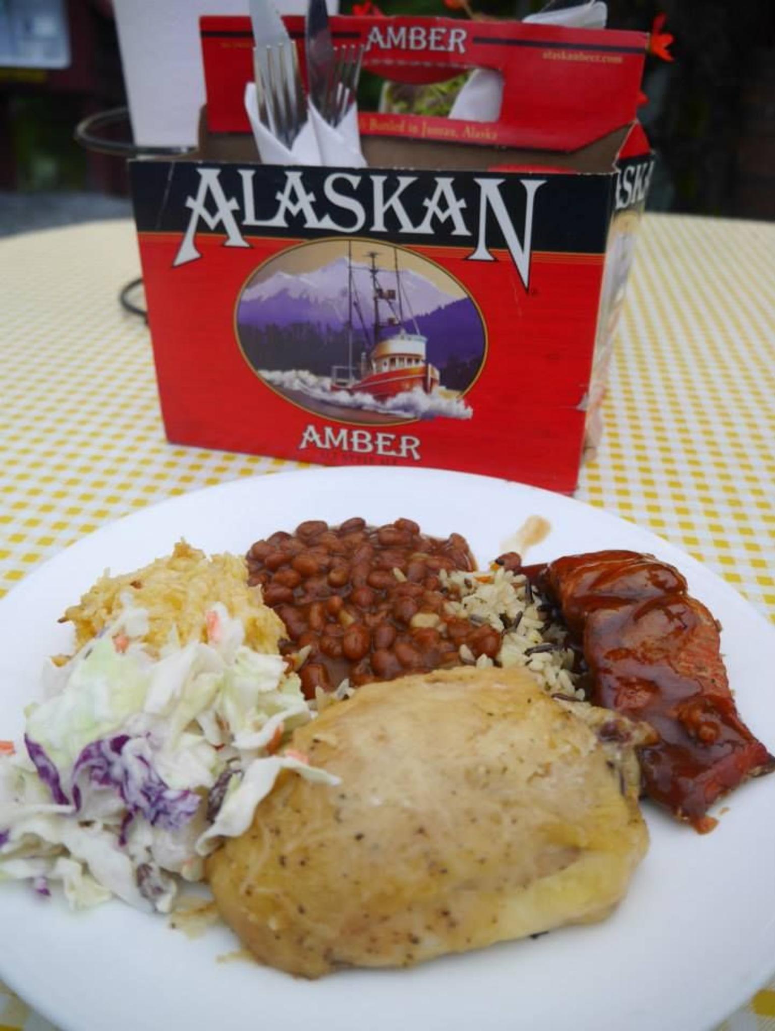Dinner at Salmon Bake