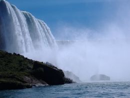 Photo of Niagara Falls - Canada Riding the Maid in the Mist boat - awesome experience - you definitely get wet but so worth it. This is the American side of the falls. - November 2011