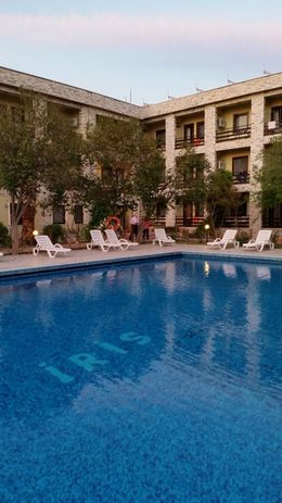 Photo of Some rooms around a nice pool at Iris hotel in Canakkale Tip: If your feet is sore from all the walking on the 1st day, check out the reasonably priced foot massage at the spa in this hotel. My best friend said that it was actually very good. , Live 4 Sights - June 2015