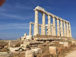 Photo of Temple of Poseidon The temple is in a spectacular location where the Aegean Sea meets the Saronic Sea. , DavidandDavid - May 2016