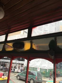 Photo of Cob Webs So many cob webs at the top of the bus, a slider came down to my dad during the tour , Brooke J - December 2014