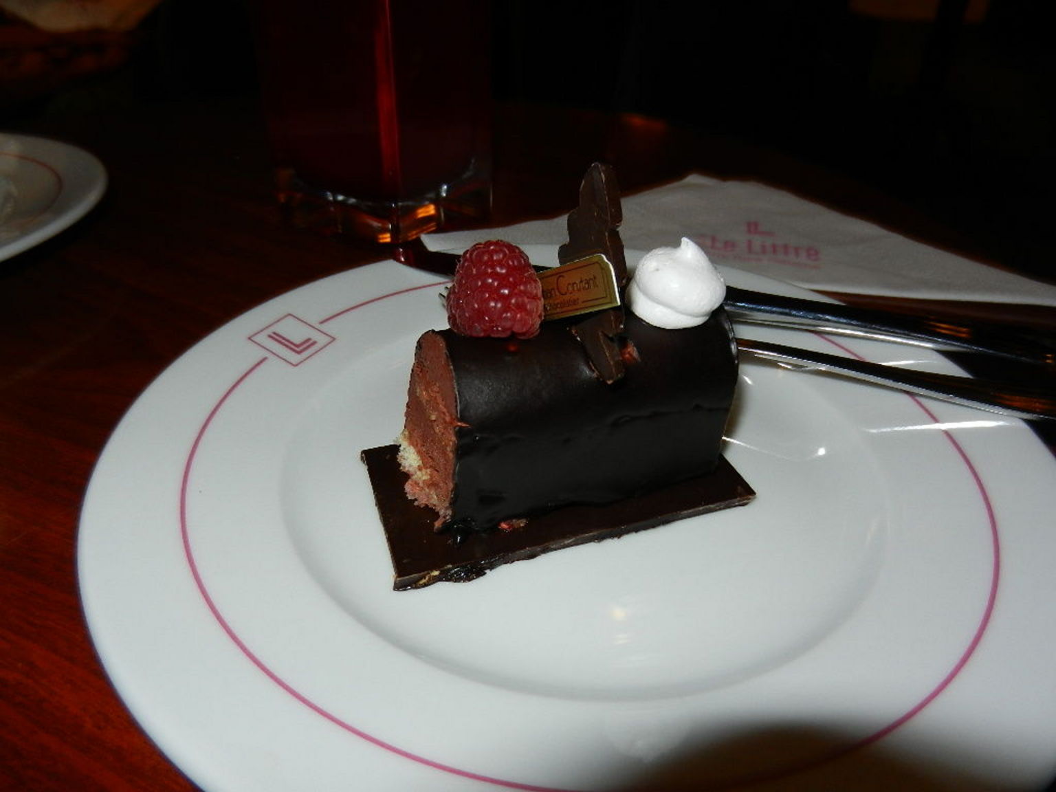 Delicious dessert from the Gourmet Christmas Tour of Paris