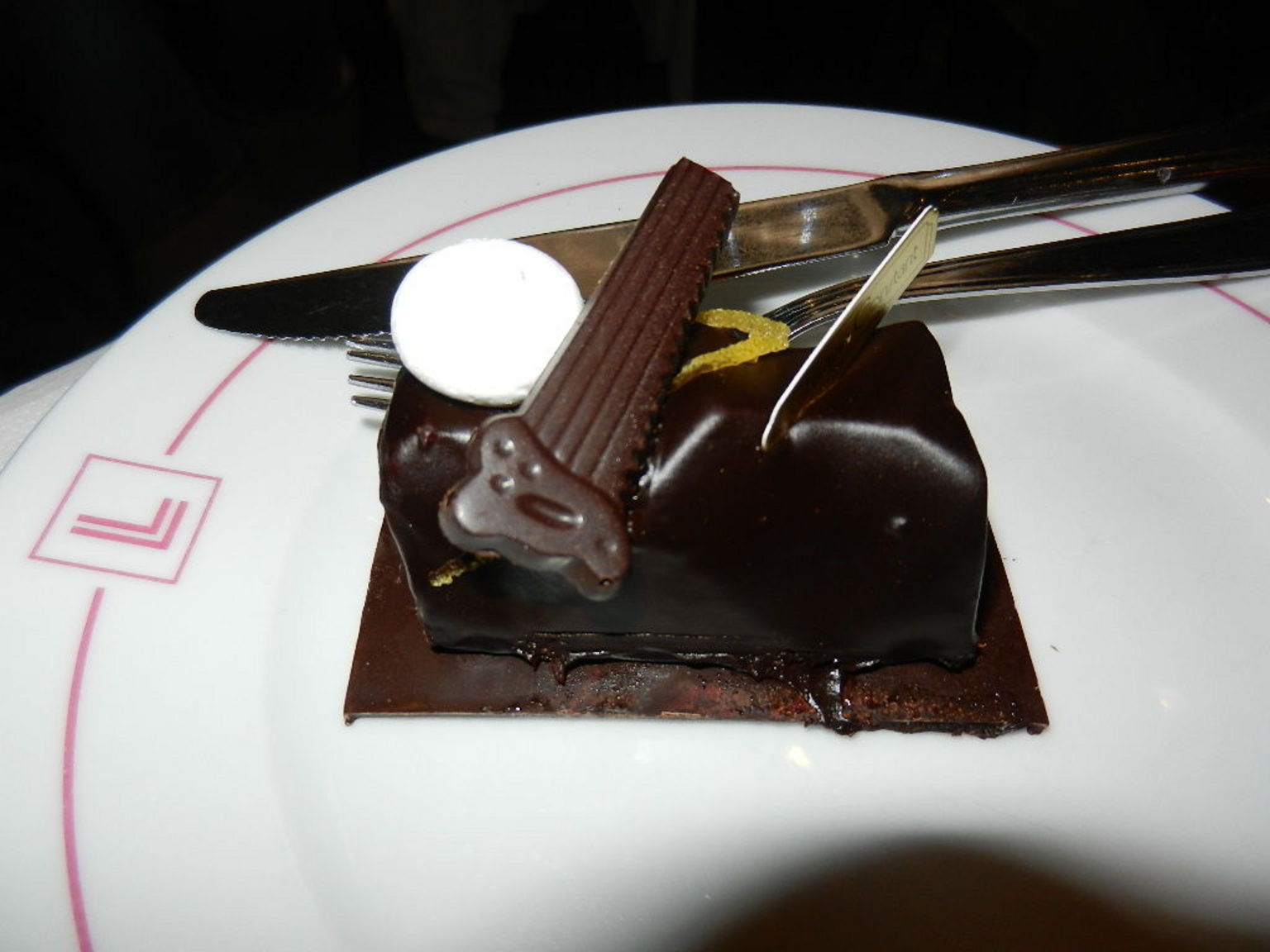 Beautiful dessert from the Gourmet Christmas Tour of Paris