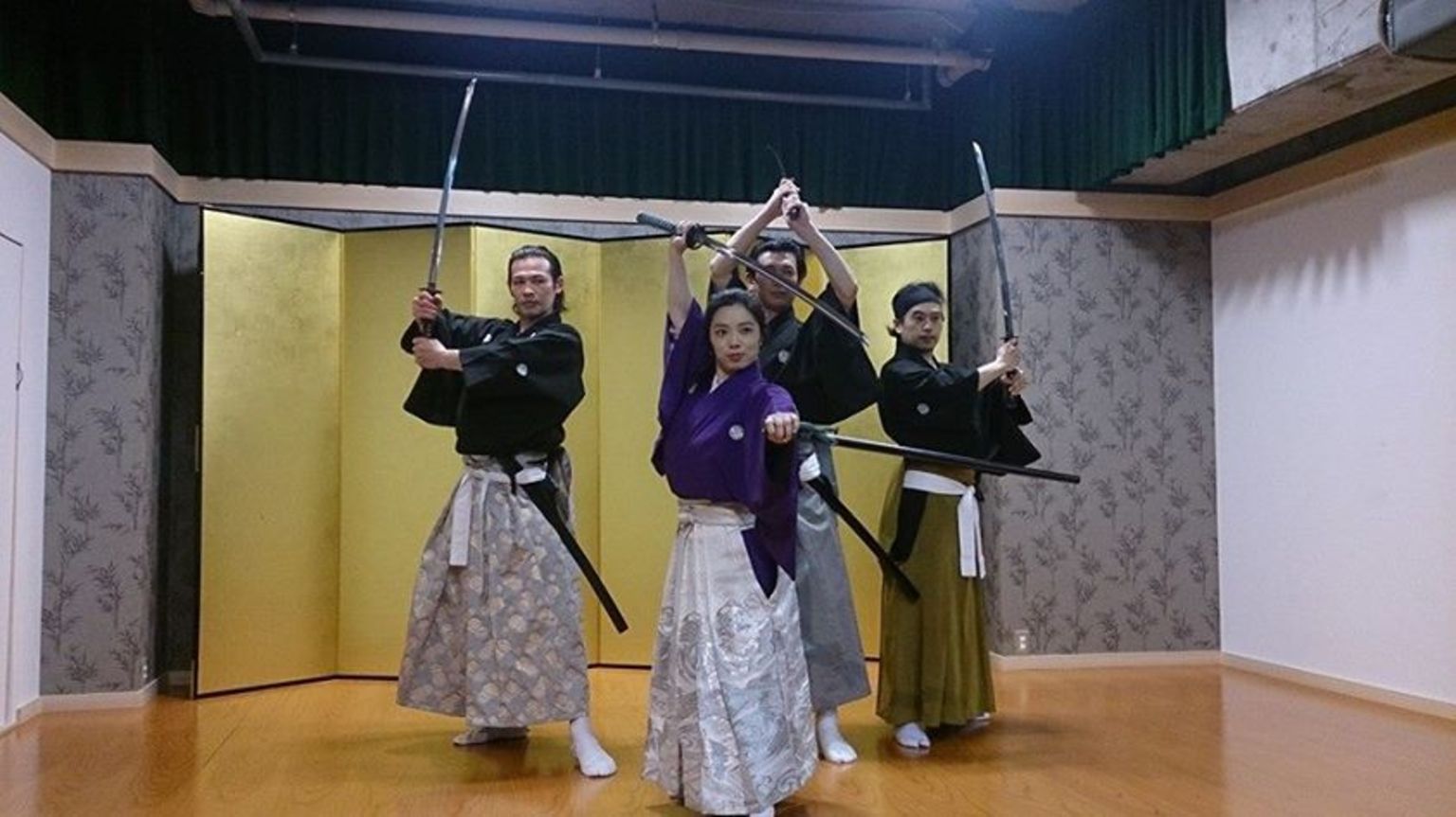 Photo of the Samurai Kembu performers.