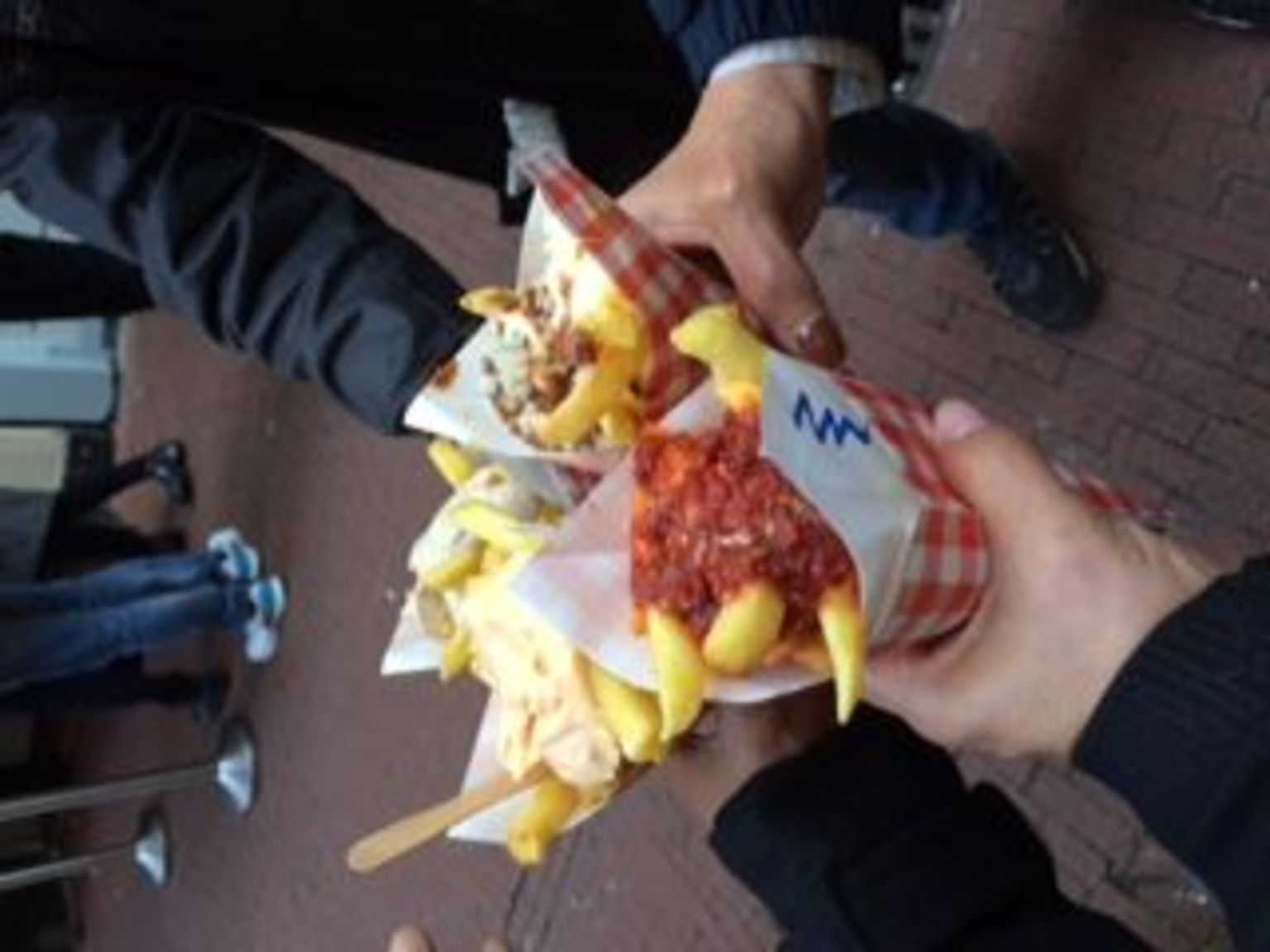 Salty fries with tasty toppings