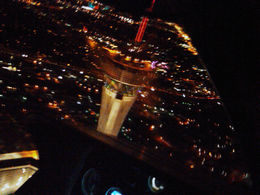 Photo of and quot;Strat and quot; Fly By Pic of Stratosphere taken from chopper cockpit. Nightflight over Strip, with brother Mark , MICHAEL H - June 2013
