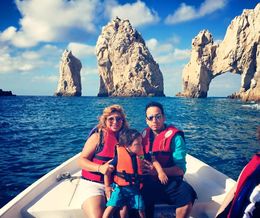 Photo of Arch of Los Cabos My husband and my 2 year old son. enjoying the beautiful view and the awesome boat ride!! Loved it!! its amazing!! , Janeth G - May 2015