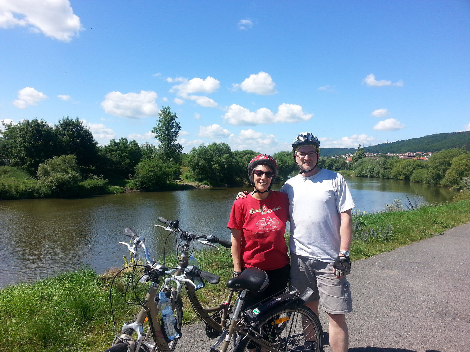 Bike ride from Prague to Karlstejn
