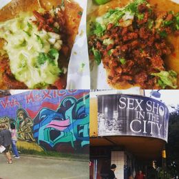 Photo of BEST TACOS! Picture of the best tacos we've ever had! And some fun art and a shop we saw. , Sarah S - January 2016