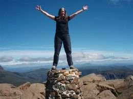 Photo of On top of the summit! Cradle Mountain three-day hike from Launceston, Tasmania. - March 2009