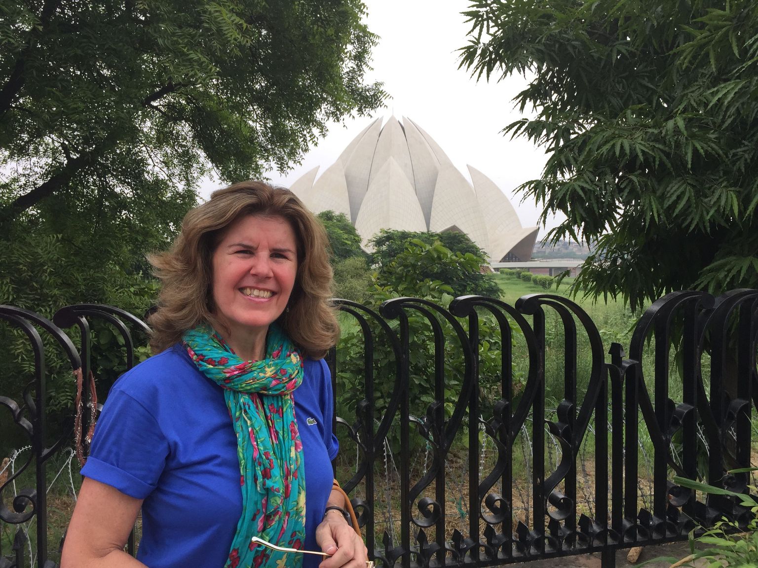 External view of Lotus Temple.