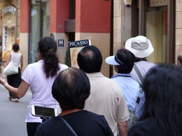Photo of Following the Path of Picasso Sandra is guiding us through the path of Picasso's life and work through the streets of Barcelona. Her stories and descriptions of Picasso were wonderful. , MMKomar - June 2015