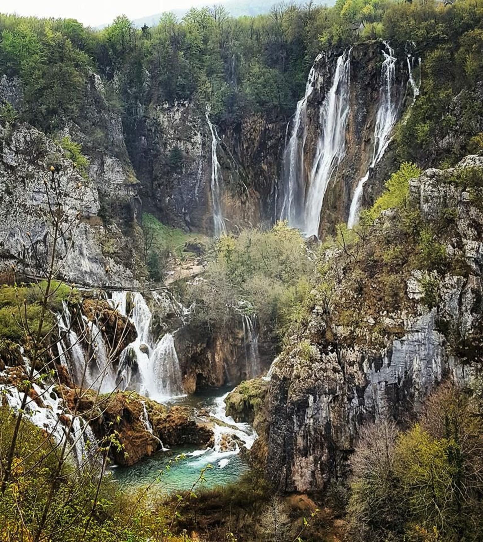 Lower Lakes Waterfall